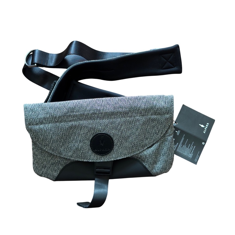 Alpaka Air Sling Pro Travel Edition Gray Cutproof Anti-Theft USB Crossbody Bag